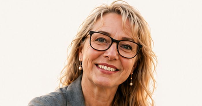 Alexandra Zoller in heller Beratungsumgebung